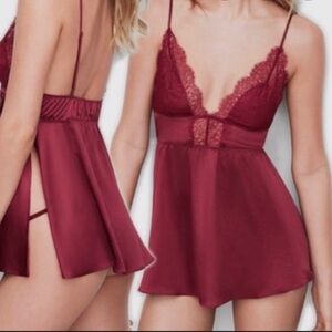 Victoria’s Secret Chemise Babydoll Lace Slip Sz XS